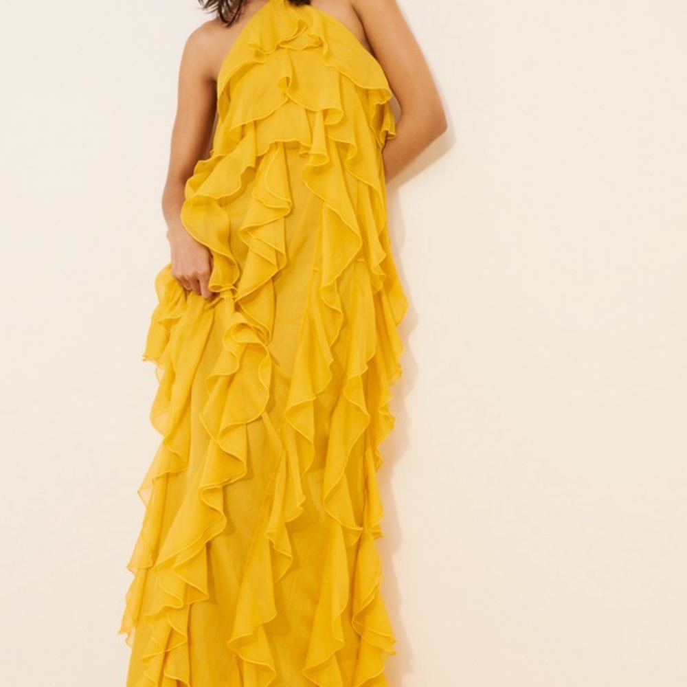 Ronny Kobo Collection Strapless Liora Maxi Dress